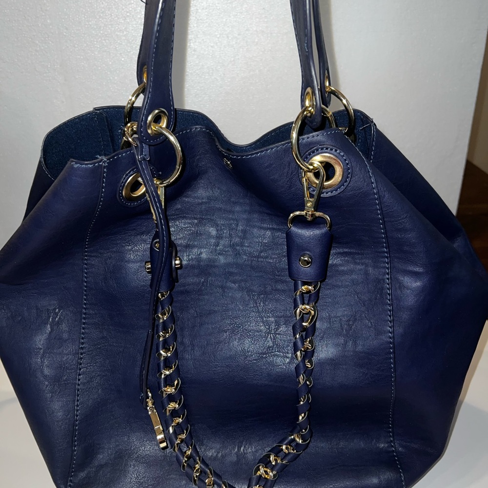 NORDSTROM DARK BLUE BAG- NEW - Picture 2 of 5